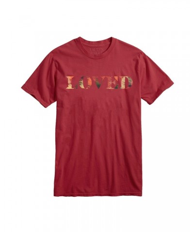 Lauren Daigle Loved Unisex T-shirt-Red $9.62 Shirts