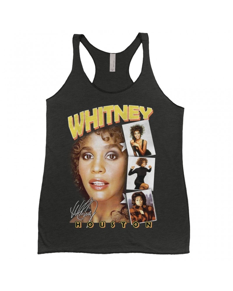 Whitney Houston Ladies' Tank Top | Film Strip Collage Design Shirt $9.11 Shirts