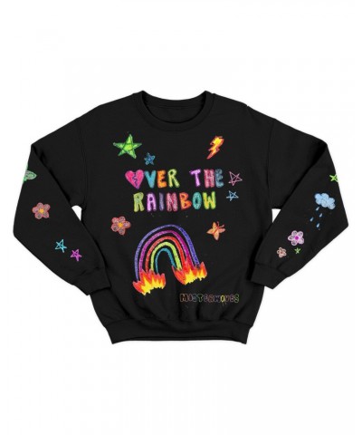 MisterWives Over the Rainbow Black Crewneck $9.49 Sweatshirts