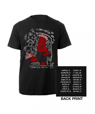 Madonna Graphic Street Art Tour Tee $6.19 Shirts