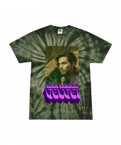 Adam Lambert Faded Green Tie-Dye Picture Tee $13.86 Shirts