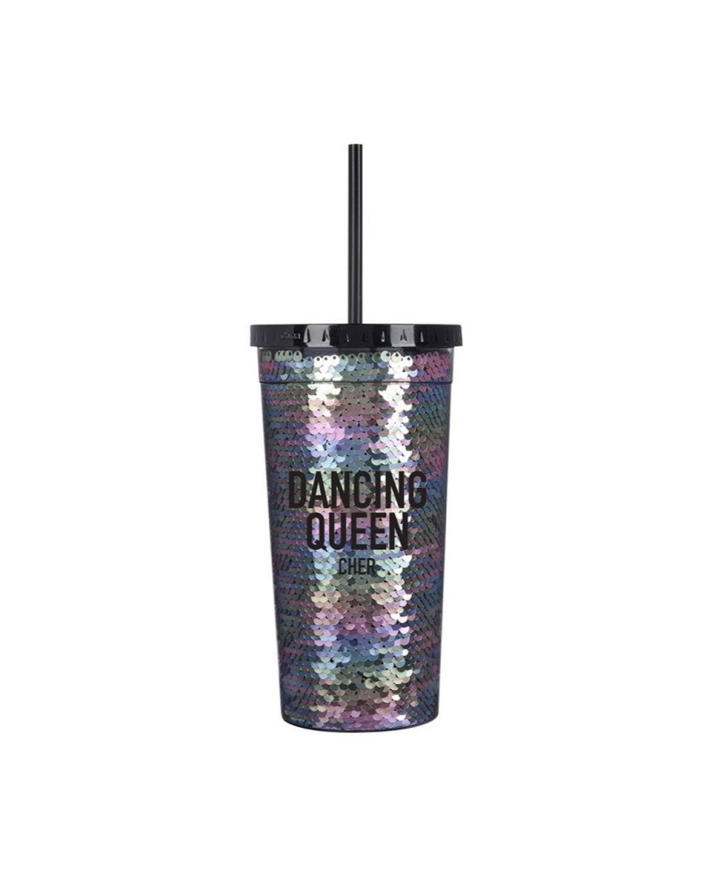 Cher Dancing Queen Sequin Tumbler $6.99 Drinkware