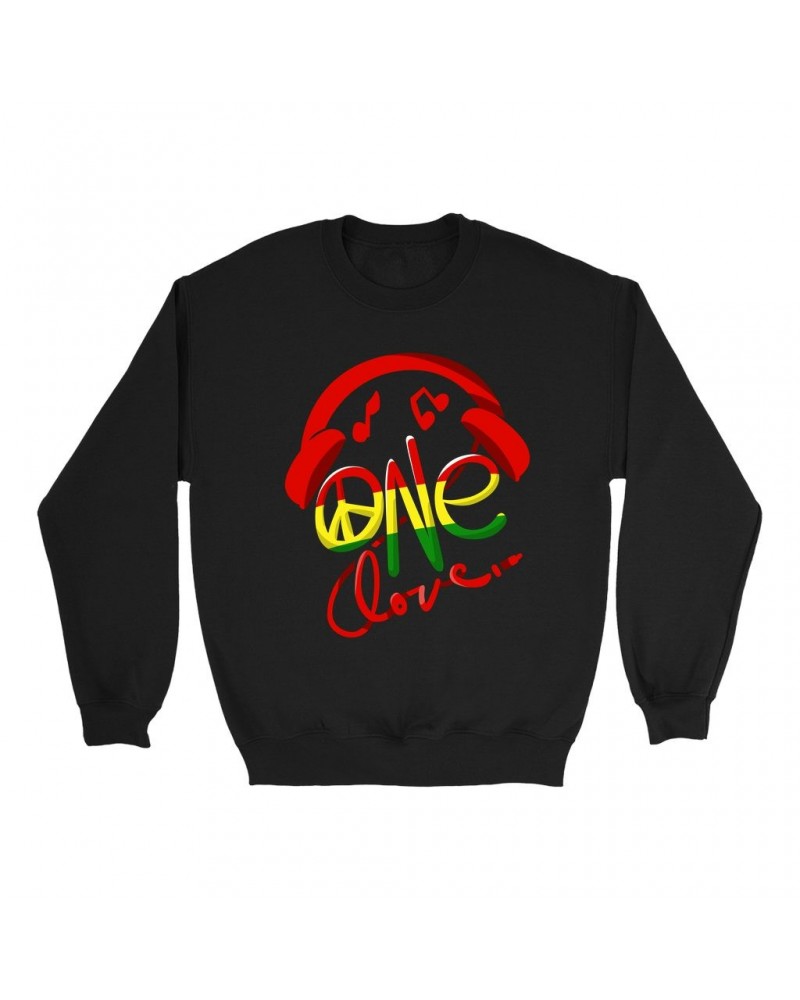 Music Life Sweatshirt | One Love Sweatshirt $7.42 Sweatshirts