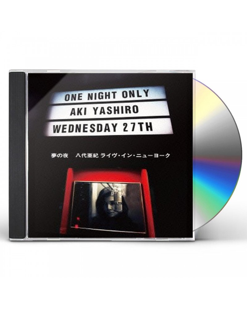 Aki Yashiro YUME NO YORU-LIVE IN NEWYORK CD $9.88 CD