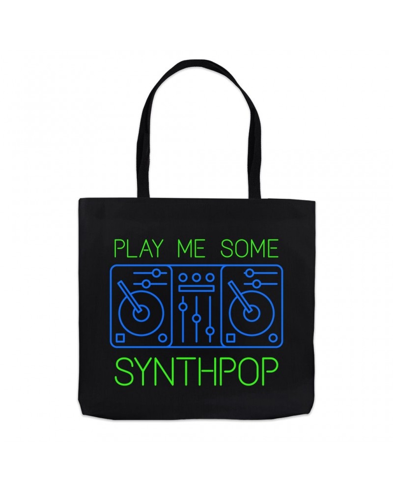 Music Life - Synthpop Tote Bag | Play Me Some Synthpop Bag $10.06 Bags