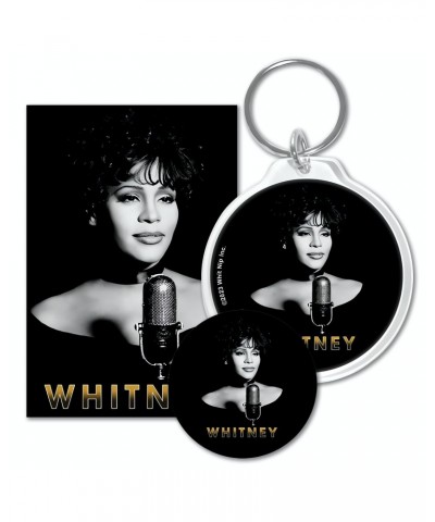 Whitney Houston Microphone Keychain Magnet Bundle Save $3 $6.82 Accessories