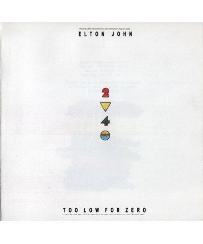 Elton John TOO LOW FOR ZERO CD $14.35 CD