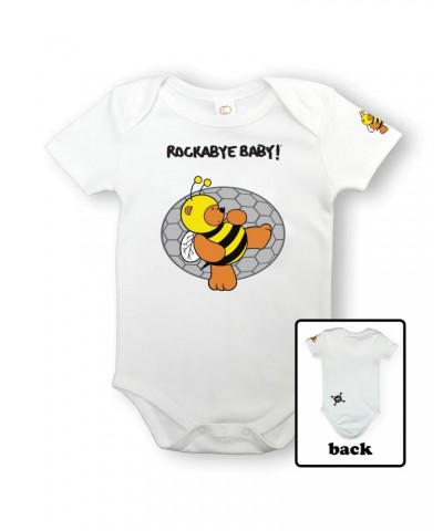 Rockabye Baby! Organic Baby Bodysuit ("Lullaby Renditions of Wu-Tang Clan" Album Art on Black or White) $6.82 Kids