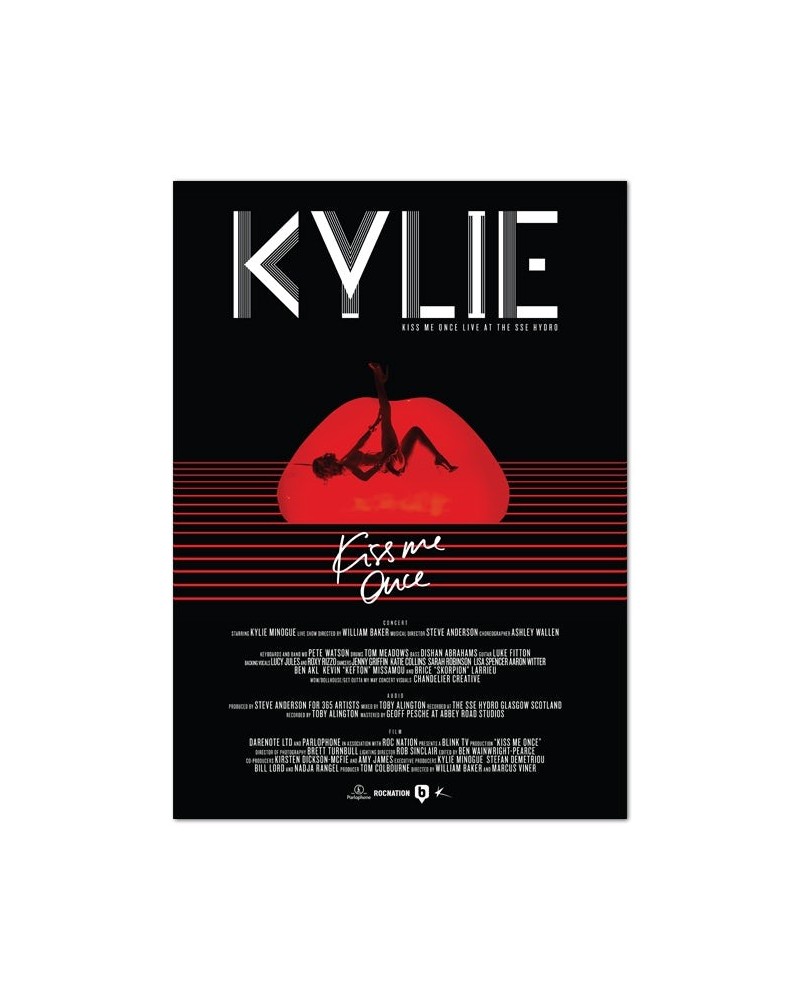 Kylie Minogue Kiss Me Once Live Poster $4.58 Decor