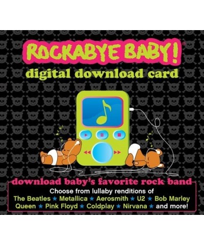 Rockabye Baby! DIGITAL DOWNLOAD CARD GIFT PACKAGE CD $9.84 CD