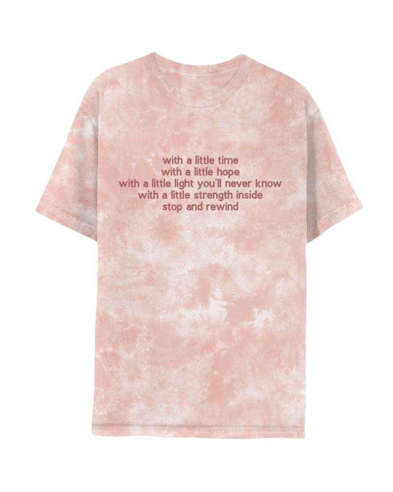 Delta Goodrem Stop And Rewind Tie-Dye Lyric Tee $10.79 Shirts