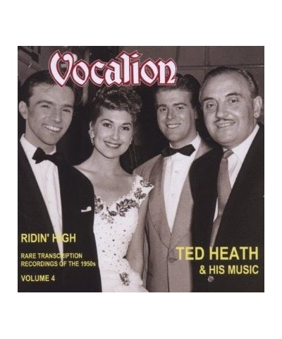 Ted Heath RARE TRANSCRIPTION RECORDINGS OF 1950S 4 CD $19.10 CD