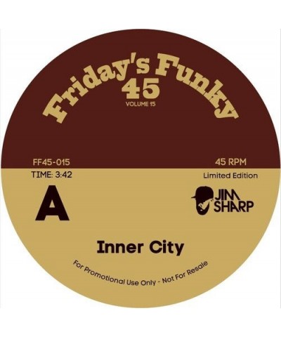 Jim Sharp INNER CITY Vinyl Record $25.23 Vinyl