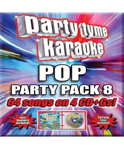 Party Tyme Karaoke POP PARTY PACK 8 (4 CD)(64-SONG PARTY PACK) CD $13.03 CD