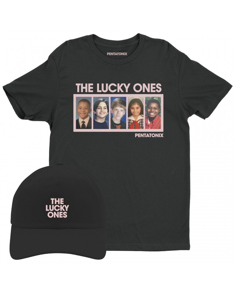 Pentatonix The Lucky Ones Yearbook Tee & Hat Bundle $6.74 Shirts