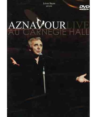 Charles Aznavour LIVE AU CARNEGIE HALL DVD $8.24 Videos