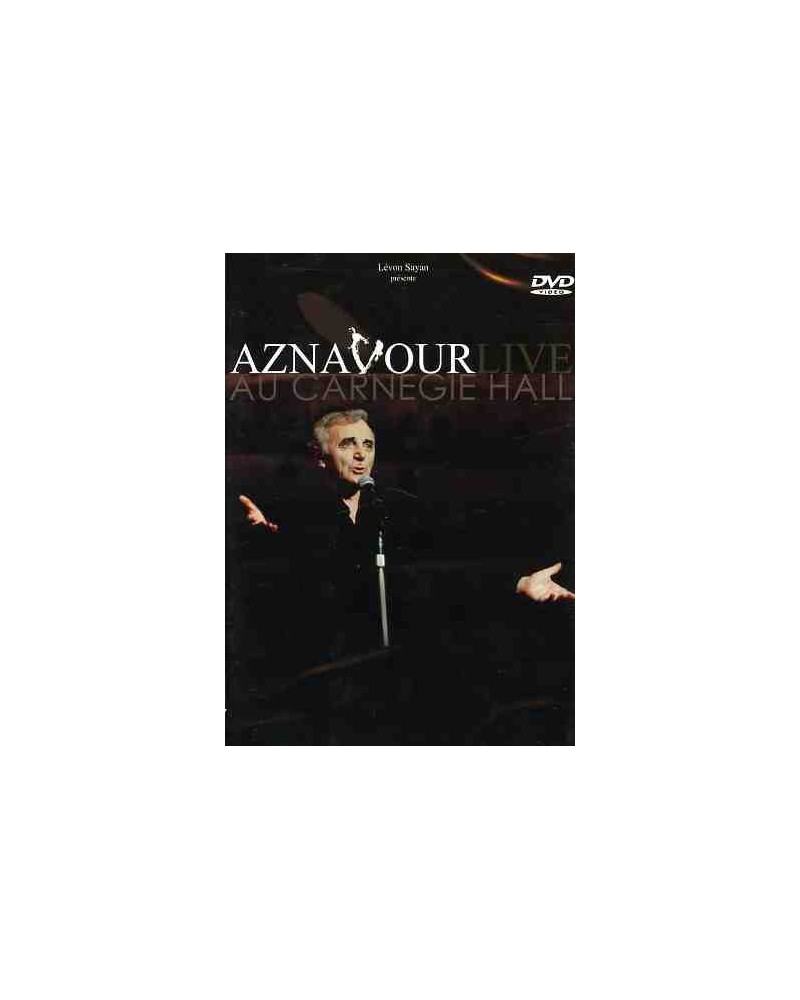 Charles Aznavour LIVE AU CARNEGIE HALL DVD $8.24 Videos