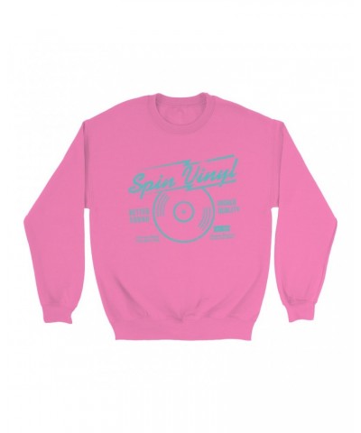 Music Life Colorful Sweatshirt | Spin Vinyl Sweatshirt $4.30 Sweatshirts