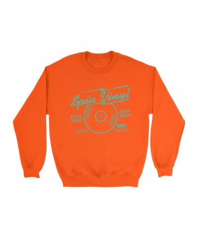 Music Life Colorful Sweatshirt | Spin Vinyl Sweatshirt $4.30 Sweatshirts