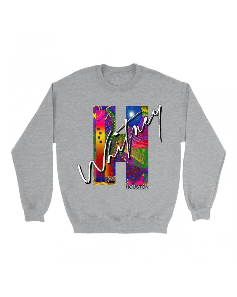 Whitney Houston Sweatshirt | H Is For Houston Sweatshirt $4.12 Sweatshirts