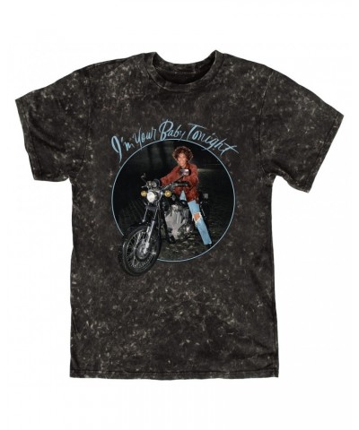 Whitney Houston T-shirt | I'm Your Baby Tonight Album Photo Design Distressed Mineral Wash Shirt $14.99 Shirts