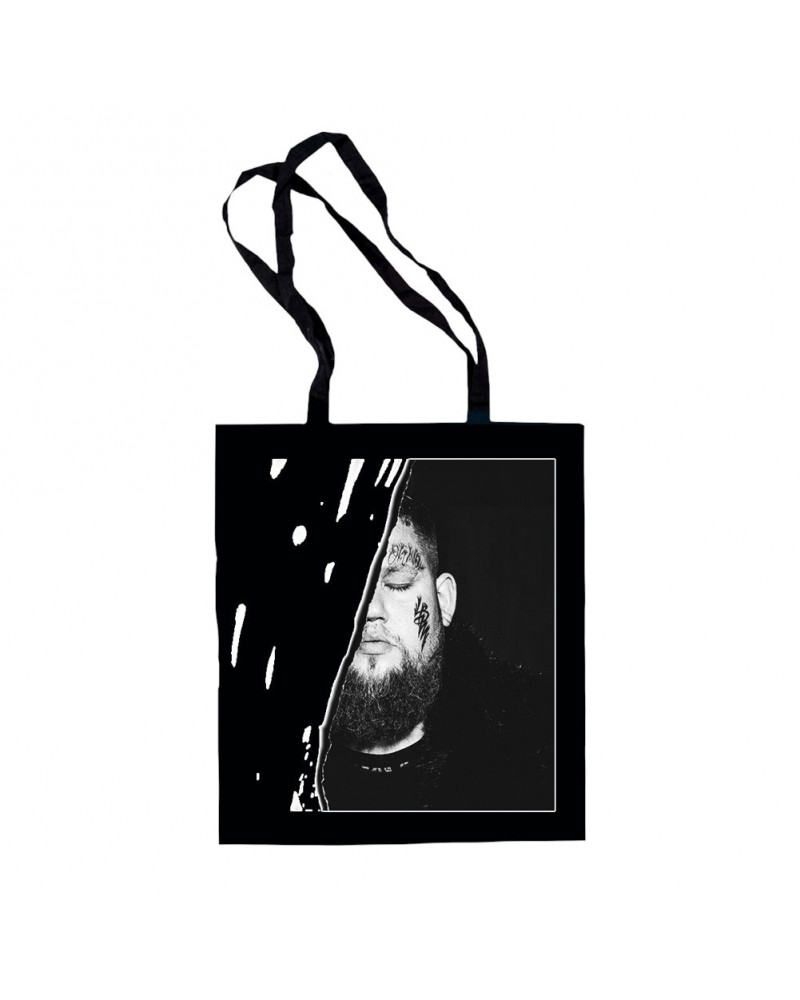 Rag'n'Bone Man Album Lyric Logo Black Tote Bag $7.64 Bags