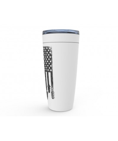 Music Life Viking Tumbler | Flag Guitar Tumbler $7.60 Drinkware