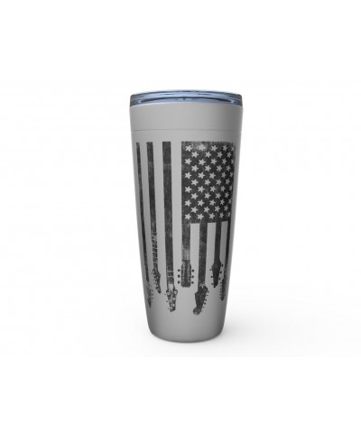 Music Life Viking Tumbler | Flag Guitar Tumbler $7.60 Drinkware