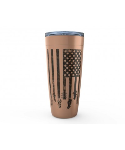 Music Life Viking Tumbler | Flag Guitar Tumbler $7.60 Drinkware