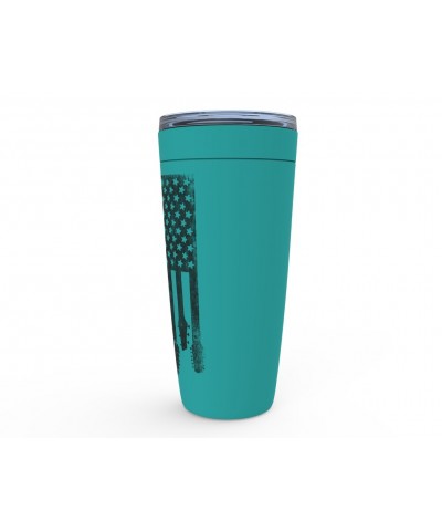 Music Life Viking Tumbler | Flag Guitar Tumbler $7.60 Drinkware