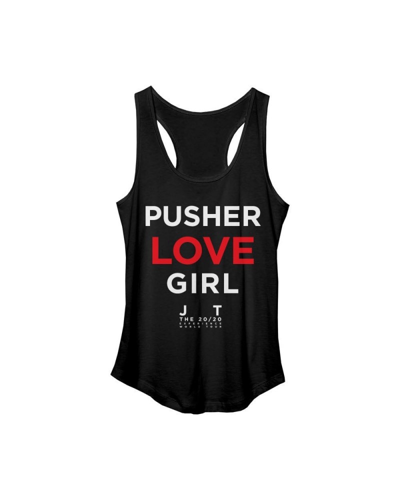 Justin Timberlake Pusher Love Soft Black Tank $8.81 Shirts