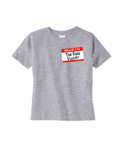 Music Life Toddler T-shirt | Hello I'm The Bass Player Toddler Tee $8.32 Shirts