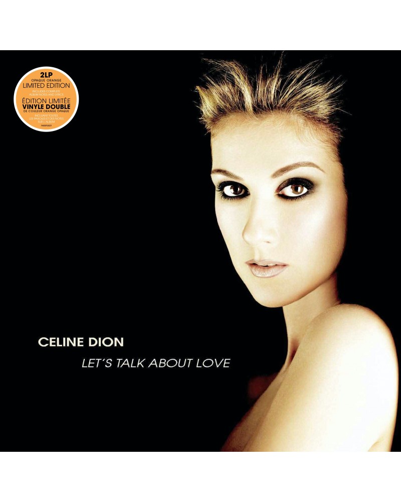 Céline Dion Let's Talk About Love Orange Vinyl Record $8.32 Vinyl