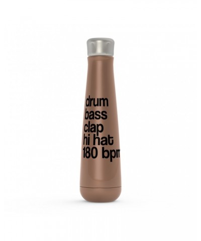 Music Life Water Bottle | Drum Bass Clap Water Bottle $12.82 Drinkware