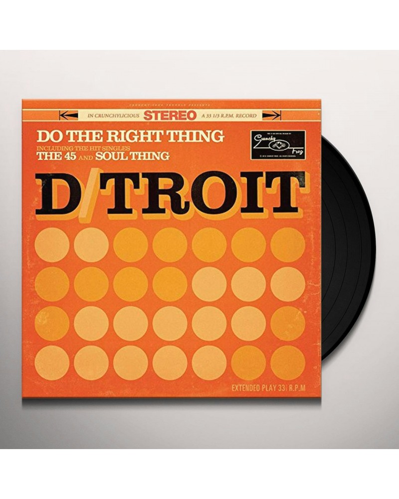 D/troit Do the Right Thing Vinyl Record $9.62 Vinyl