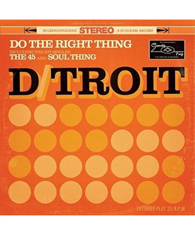 D/troit Do the Right Thing Vinyl Record $9.62 Vinyl