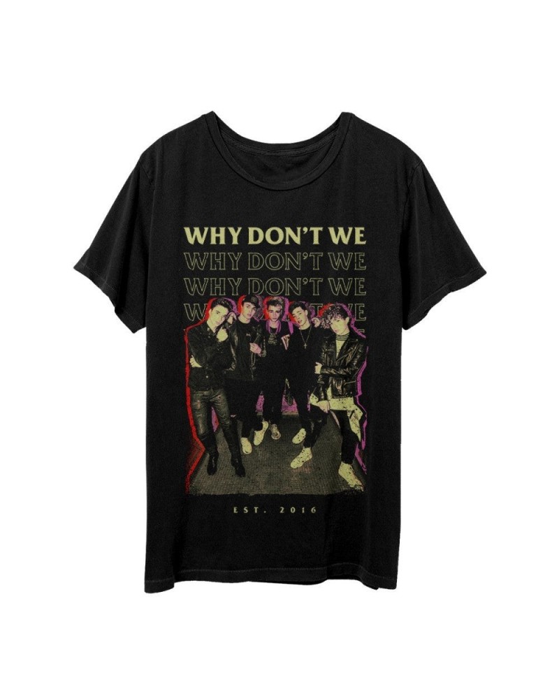 Why Don't We Vintage Style T-Shirt $9.59 Shirts