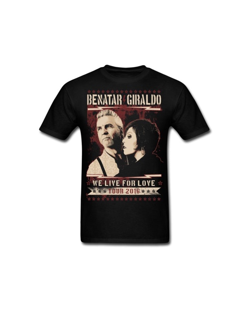 Pat Benatar & Neil Giraldo We Live for Love 2016 Tour Tee $5.91 Shirts