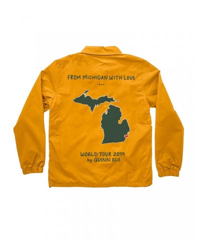 Quinn XCII Michigan With Love Coaches Jacket $4.71 Outerwear