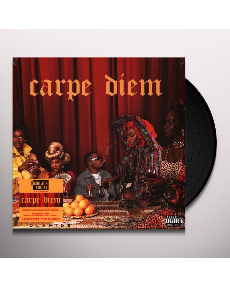 Olamide CARPE DIEM (APPLE + CANARY YELLOW HALF/HALF VINYL) Vinyl Record $8.81 Vinyl