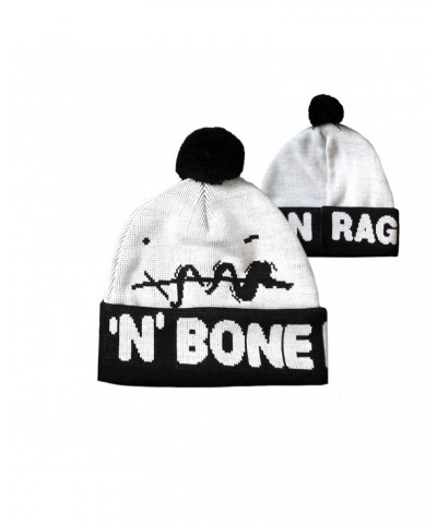 Rag'n'Bone Man Smiley White Bobble Hat $9.16 Hats