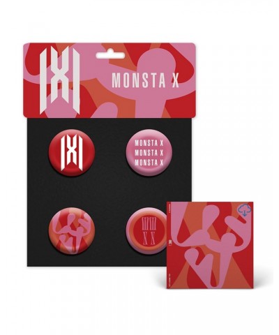 MONSTA X All About Luv Button Pack + Digital Album Download $18.40 Accessories