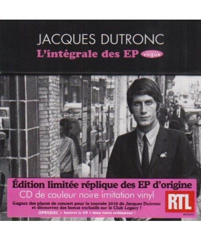 Jacques Dutronc LINTEGRALE DES EP VOGUE CD $9.44 Vinyl