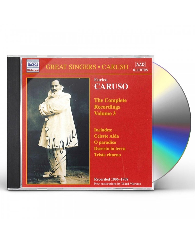 Caruso / Verdi / Leoncavallo / Puccini / Bizet COMPLETE RECORDINGS OF ENRICO CARUSO 3 CD $11.40 CD