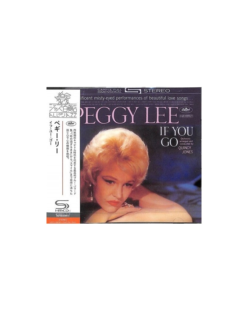 Peggy Lee IF YOU GO CD $14.49 CD