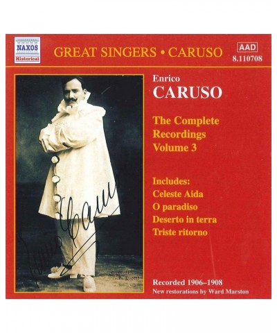 Caruso / Verdi / Leoncavallo / Puccini / Bizet COMPLETE RECORDINGS OF ENRICO CARUSO 3 CD $11.40 CD