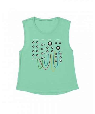 Music Life Muscle Tank | Modular Synth Chest Panel Tank Top $5.09 Shirts