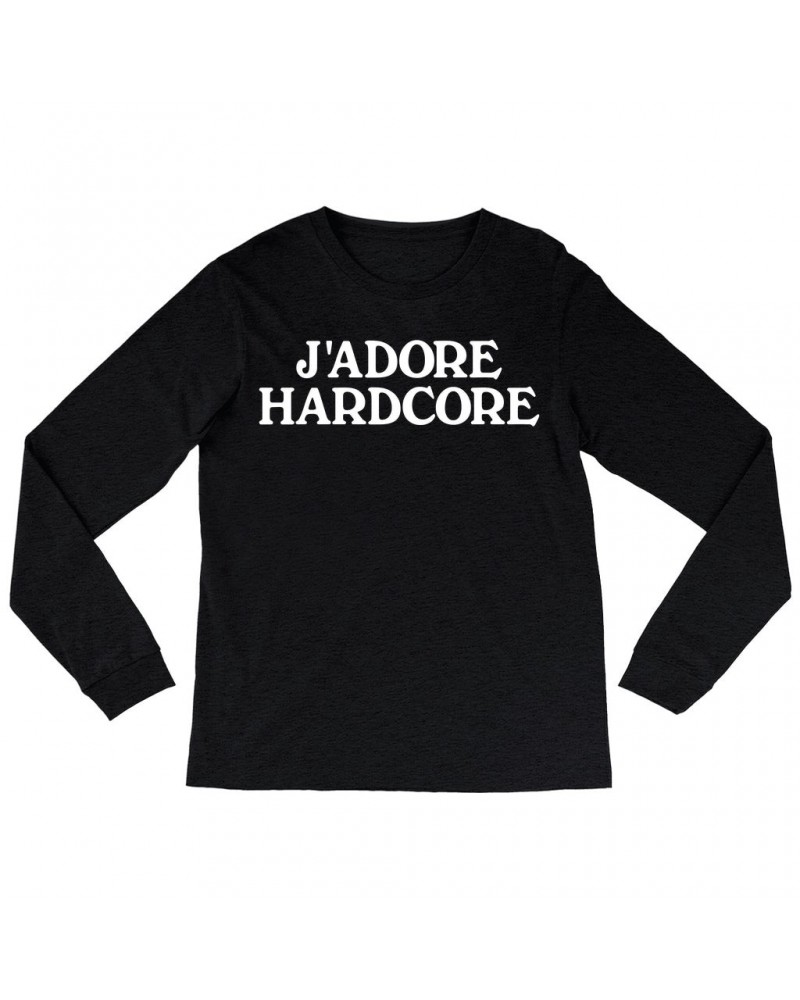 Music Life Long Sleeve Shirt | J'Adore Hardcore Shirt $8.05 Shirts