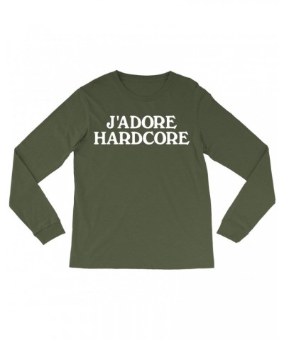 Music Life Long Sleeve Shirt | J'Adore Hardcore Shirt $8.05 Shirts