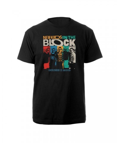 New Kids On The Block NKOTB Cruise X color block photo tee $6.04 Shirts